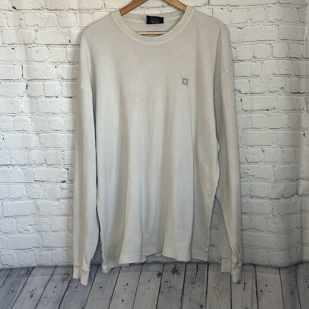 South Pole Mens Beige Cream Long Sleeve Thermal Shirt size XXL